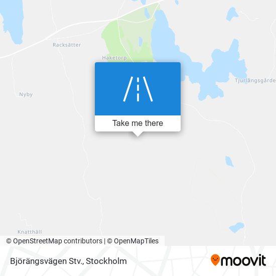 Björängsvägen Stv. map