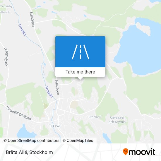 Bråta Allé map