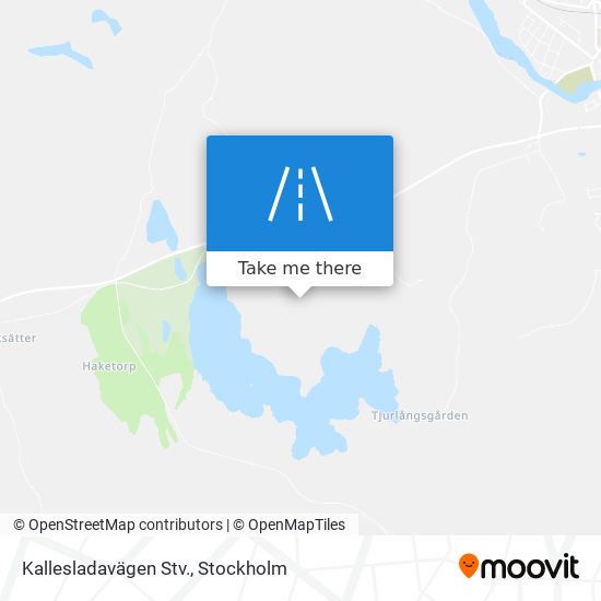 Kallesladavägen Stv. map