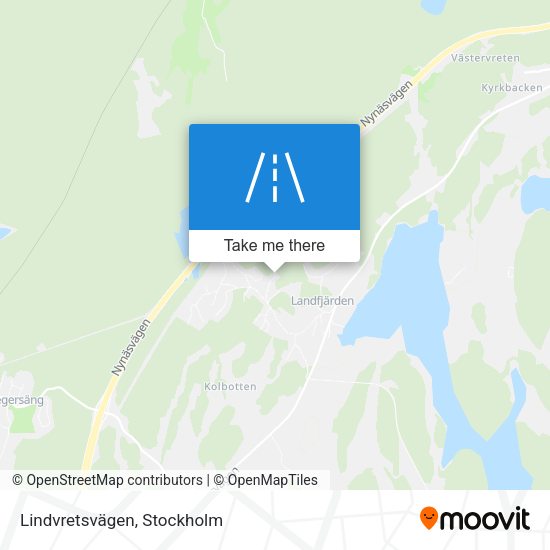 Lindvretsvägen map
