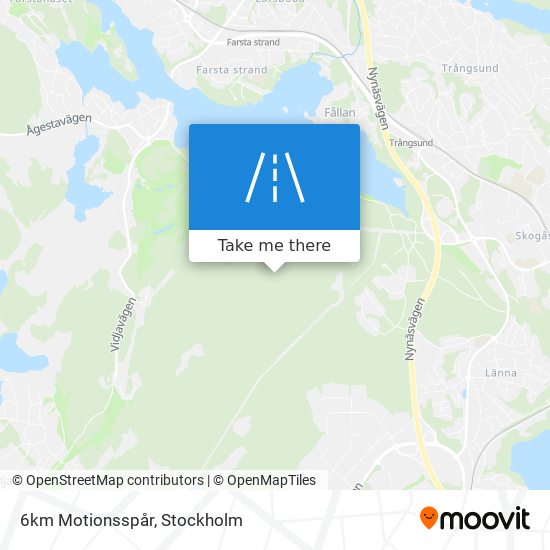 6km Motionsspår map