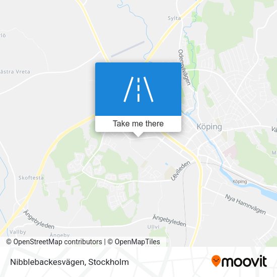 Nibblebackesvägen map