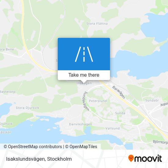 Isakslundsvägen map