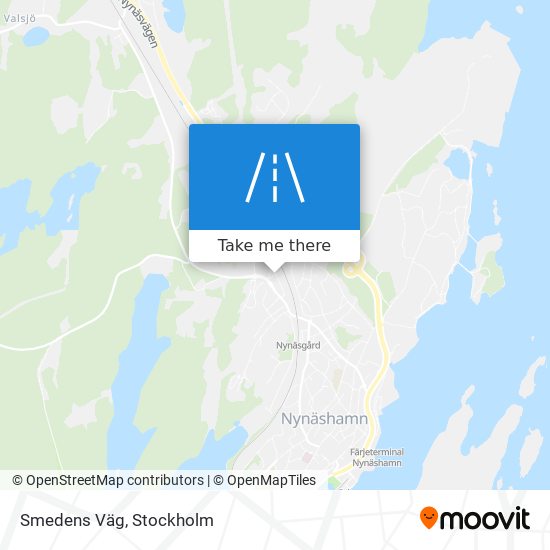 Smedens Väg map