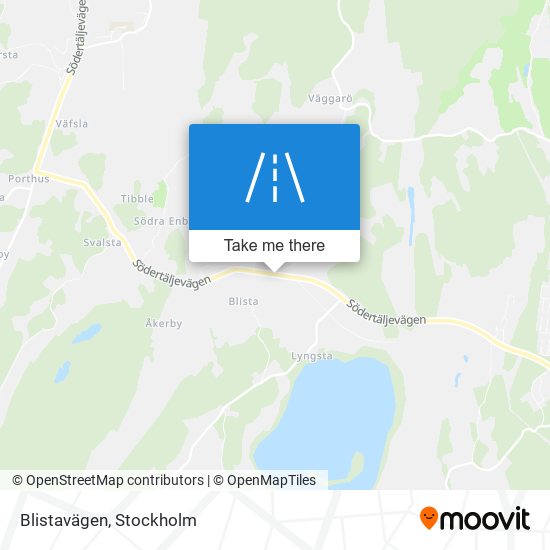 Blistavägen map