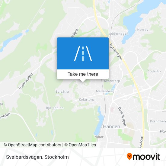 Svalbardsvägen map