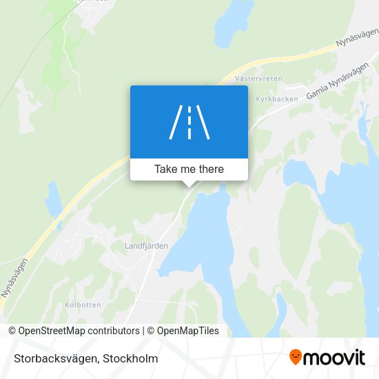 Storbacksvägen map