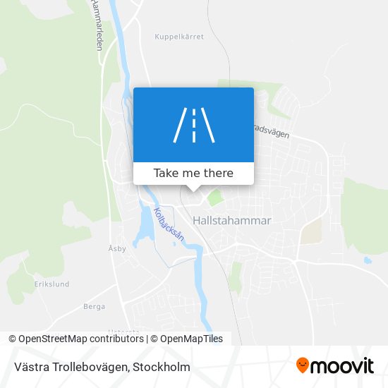 Västra Trollebovägen map