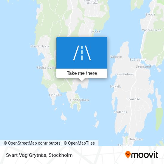 Svart Väg Grytnäs map
