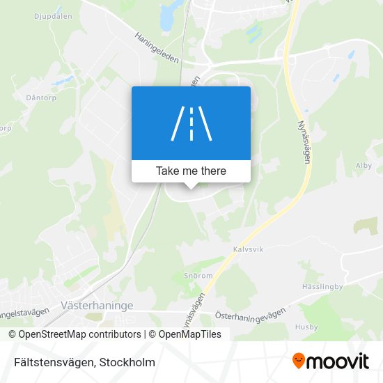 Fältstensvägen map