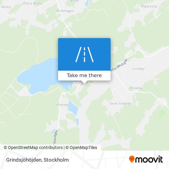 Grindsjöhöjden map