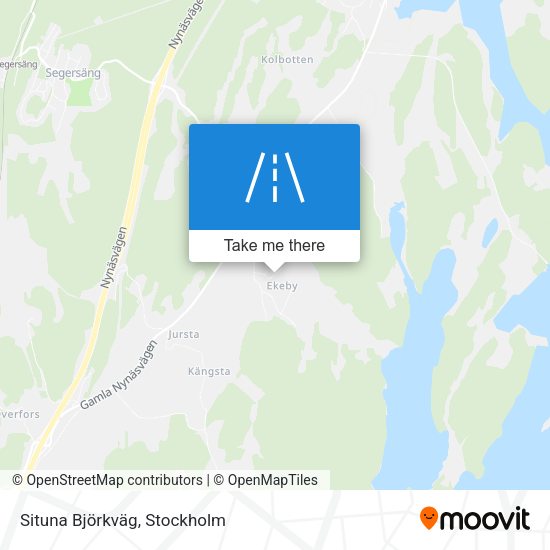 Situna Björkväg map