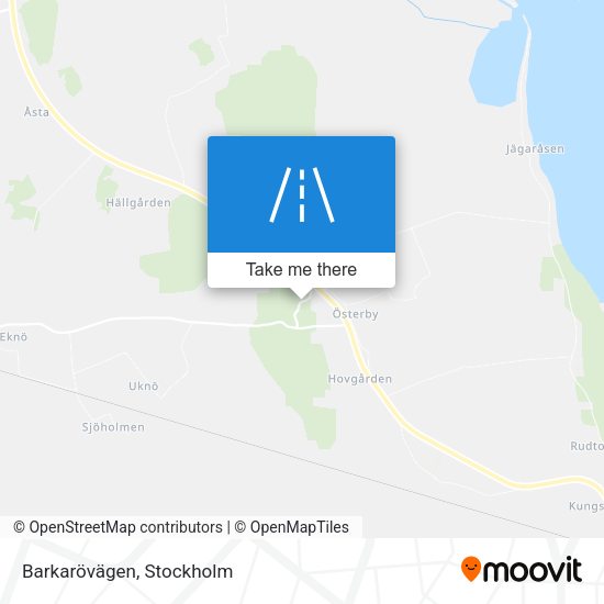 Barkarövägen map