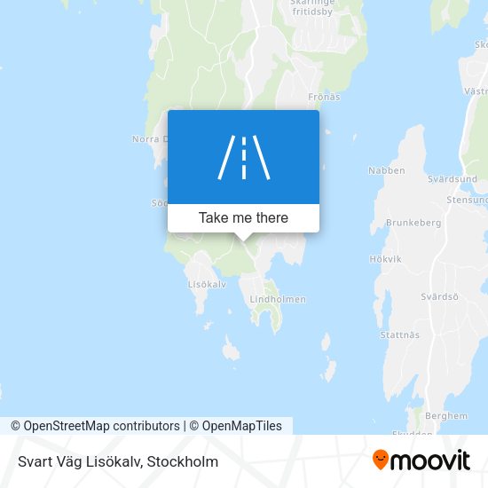 Svart Väg Lisökalv map