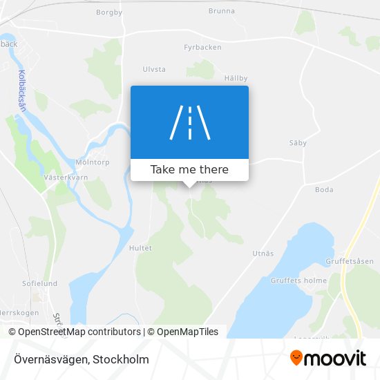 Övernäsvägen map