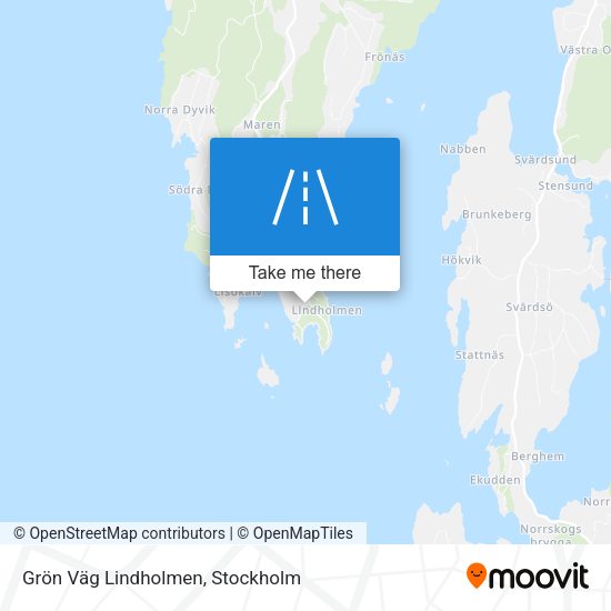 Grön Väg Lindholmen map