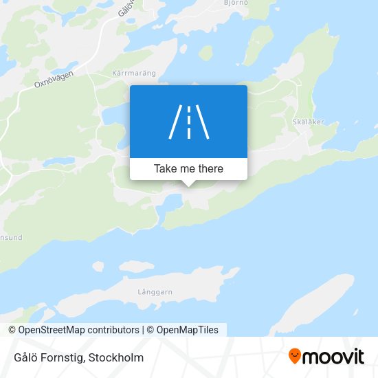 Gålö Fornstig map