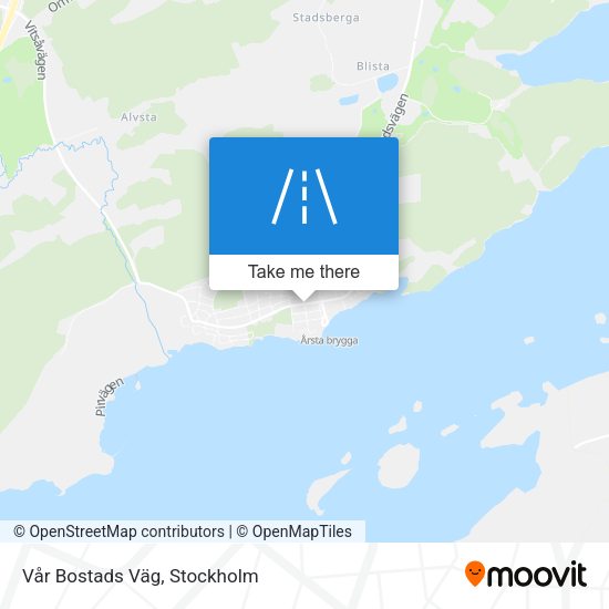 Vår Bostads Väg map