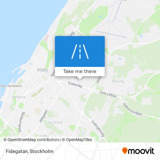 Fidegatan map