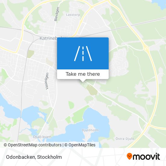 Odonbacken map