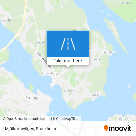 Mjölkörtsvägen map