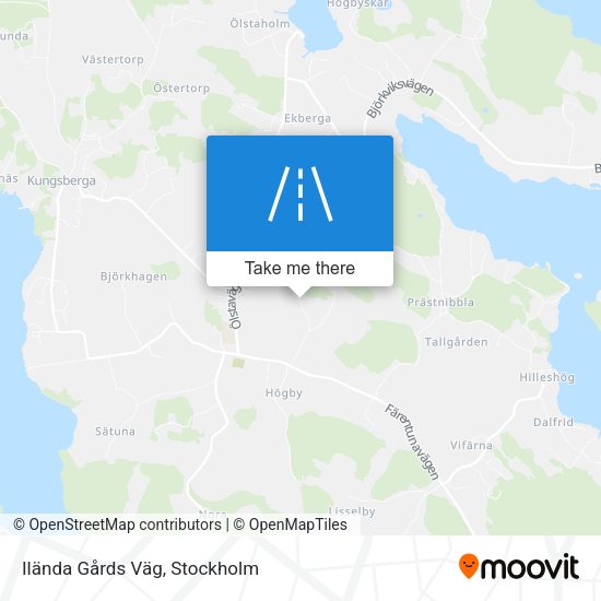 Ilända Gårds Väg map