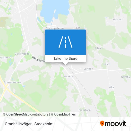Granhällsvägen map