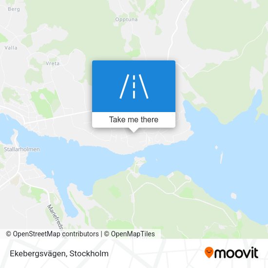 Ekebergsvägen map