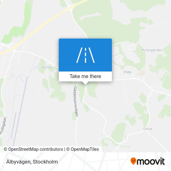 Älbyvägen map