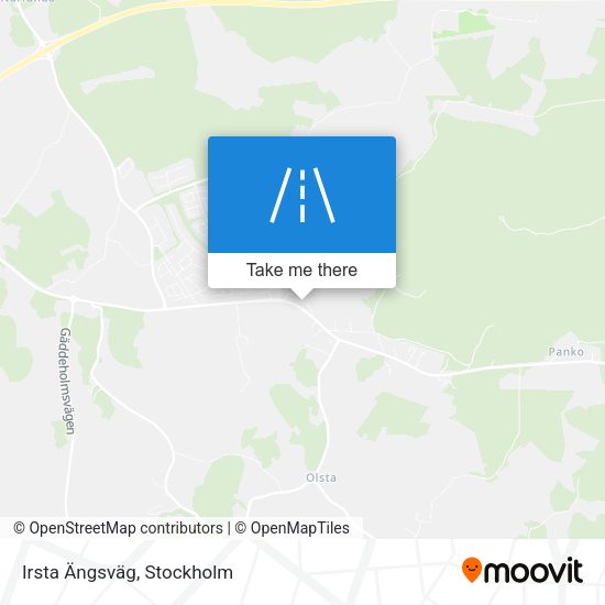 Irsta Ängsväg map