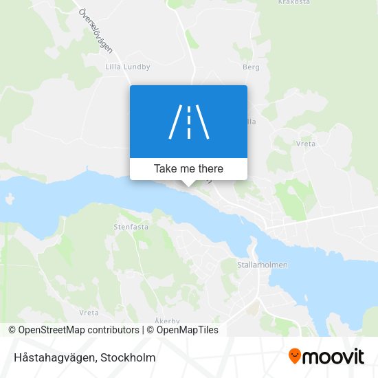 Håstahagvägen map