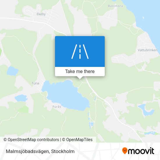 Malmsjöbadsvägen map