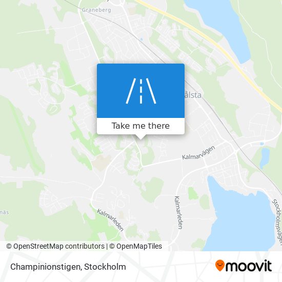 Champinionstigen map