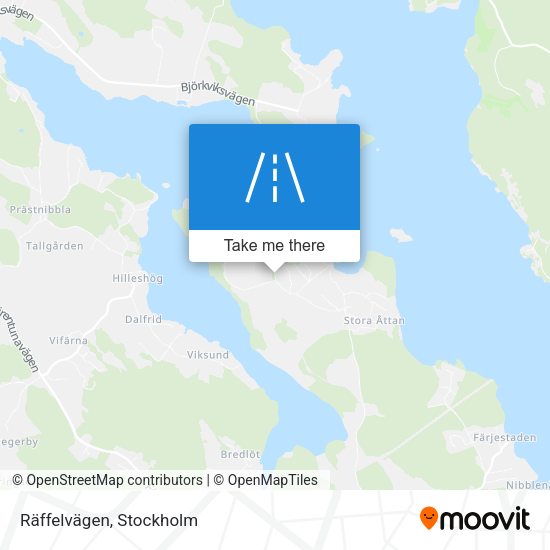 Räffelvägen map