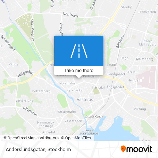 Anderslundsgatan map