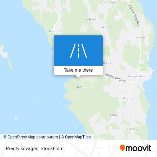 Prästviksvägen map