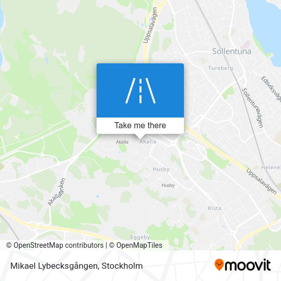 Mikael Lybecksgången map