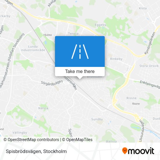 Spisbrödsvägen map