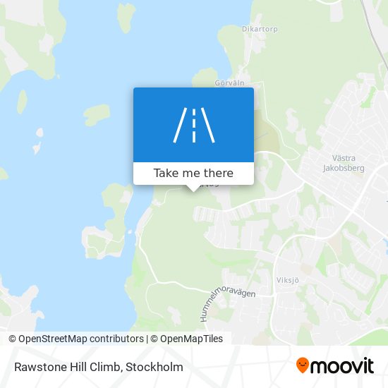 Rawstone Hill Climb map