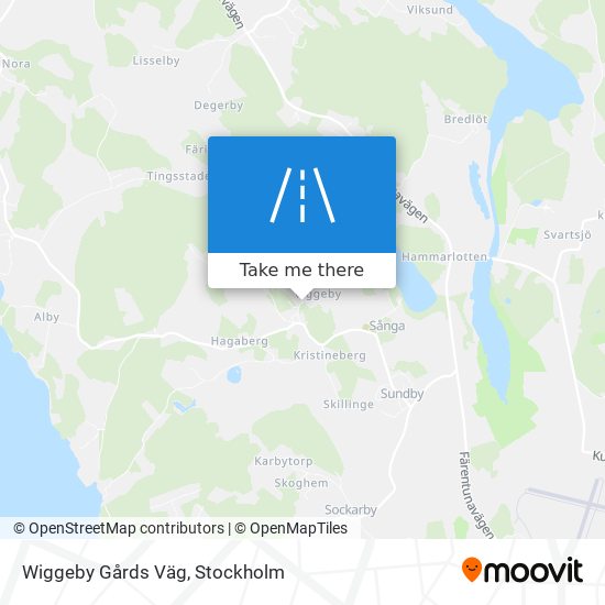 Wiggeby Gårds Väg map