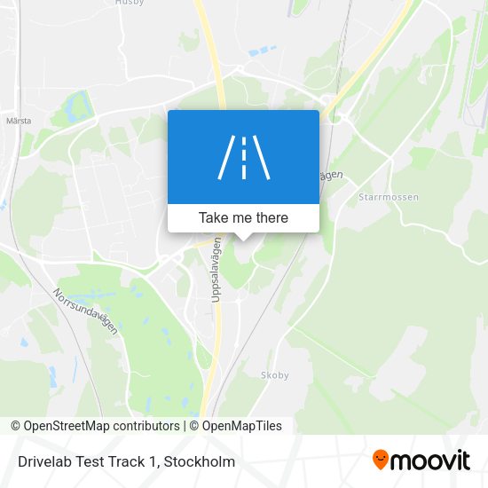 Drivelab Test Track 1 map