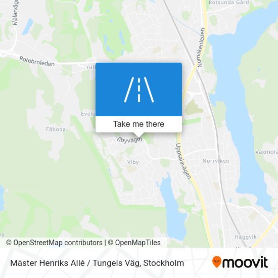 Mäster Henriks Allé / Tungels Väg map