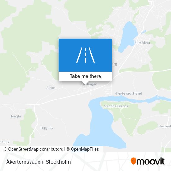 Åkertorpsvägen map