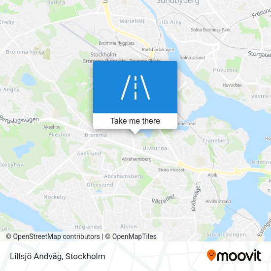 Lillsjö Andväg map