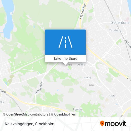 Kalevalagången map