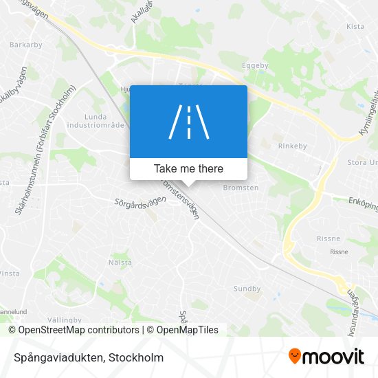 Spångaviadukten map