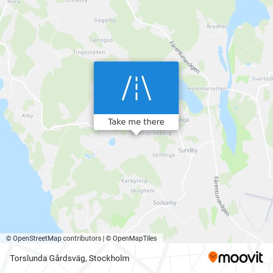 Torslunda Gårdsväg map