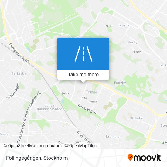 Föllingegången map