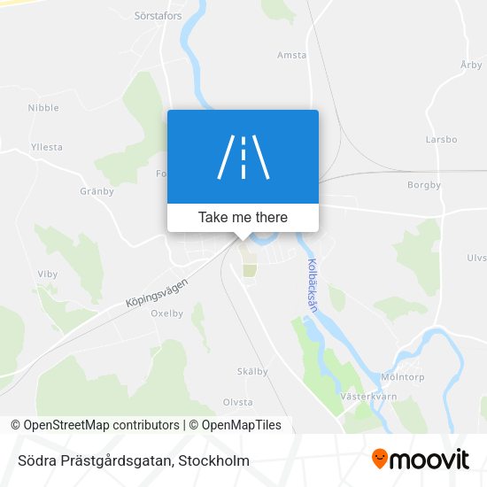 Södra Prästgårdsgatan map