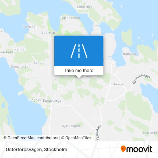 Östertorpsvägen map